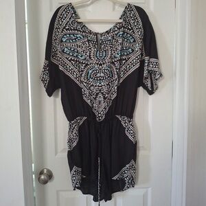 Cruise-Ready One-Piece Shorts Romper